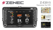 Изображение ZENEC, Z-E2015 navigacijos kortele                                                                                                                    