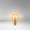 Picture of Osram lempute, PY21W, 21W, BAU15s, oranzine 7507                                                                                                      
